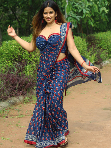 Megha Rathod In Ajrakh Cotton Saree