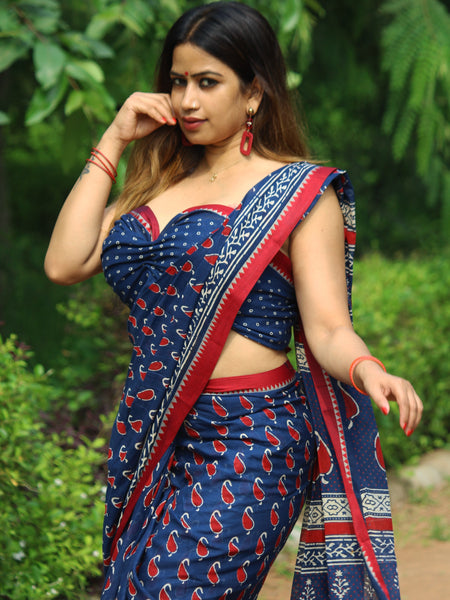 Megha Rathod In Ajrakh Cotton Saree