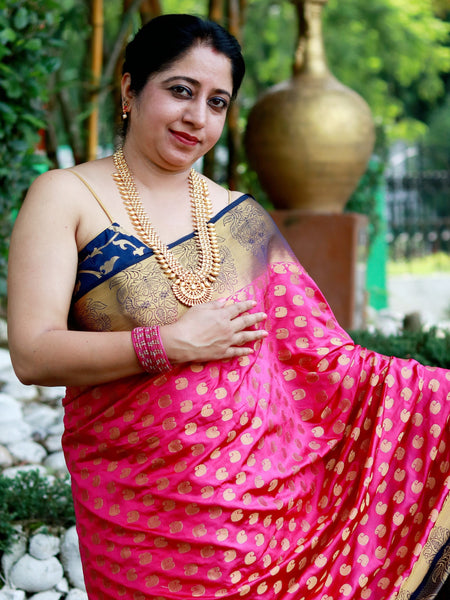 Ramya Pathak In Banarsi Silk Saree. Available In 3 Colours