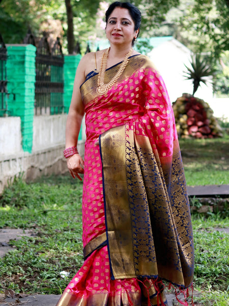 Ramya Pathak In Banarsi Silk Saree. Available In 3 Colours