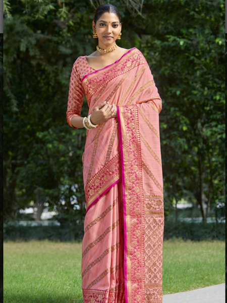 Reena Dwivedi In Banarsi Silk Designer Saree. Available In 6 Colours.