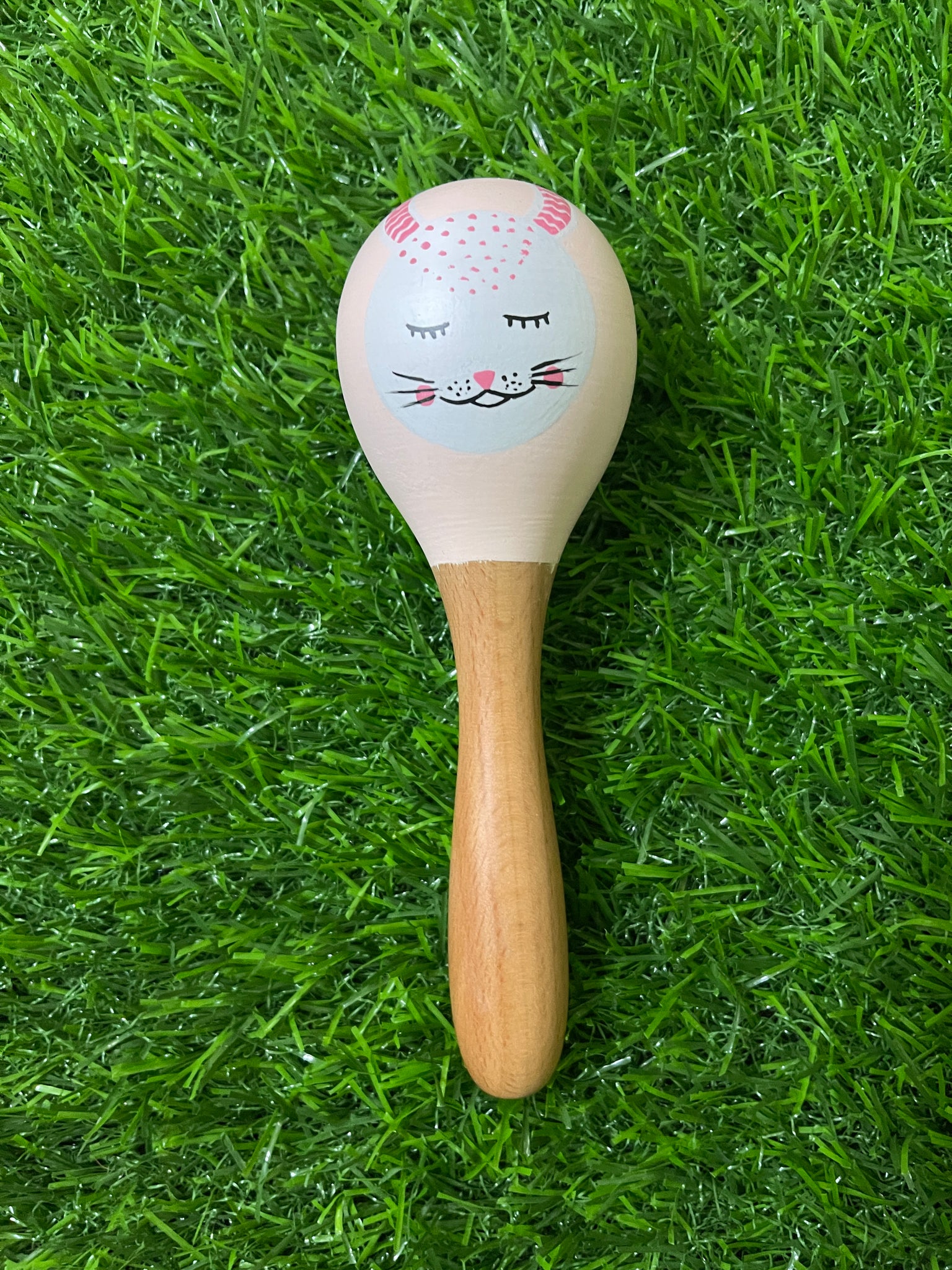 Wooden Maraca Rattle