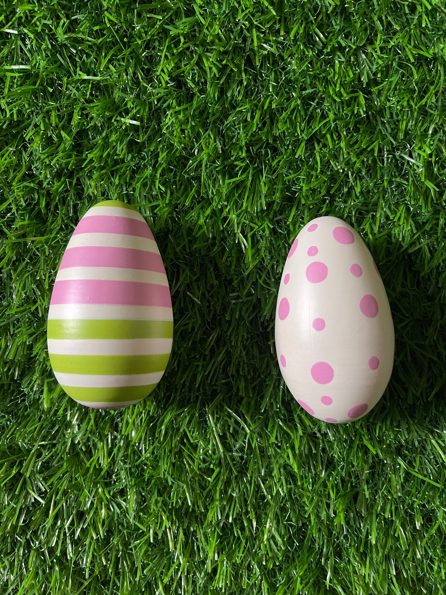 Musical Wooden Easter Eggs - Set of 2