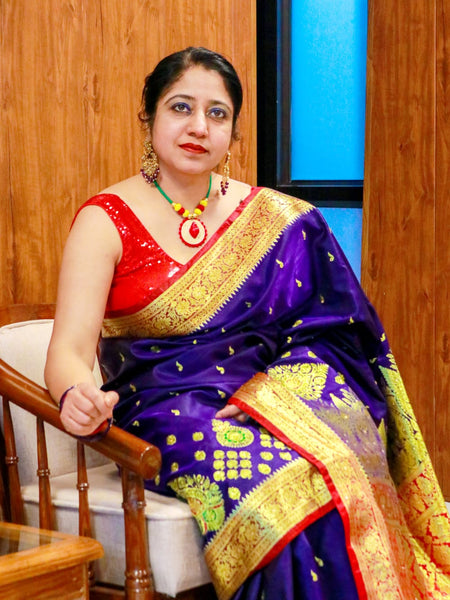 Ramya Pathak In Banarsi Silk Saree