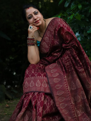 Ramya Pathak In Chanderi Cotton Silk Designer Saree With Matching Pallu. Available In 4 Colours.