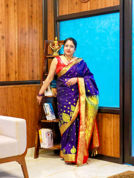 Ramya Pathak In Banarsi Silk Saree