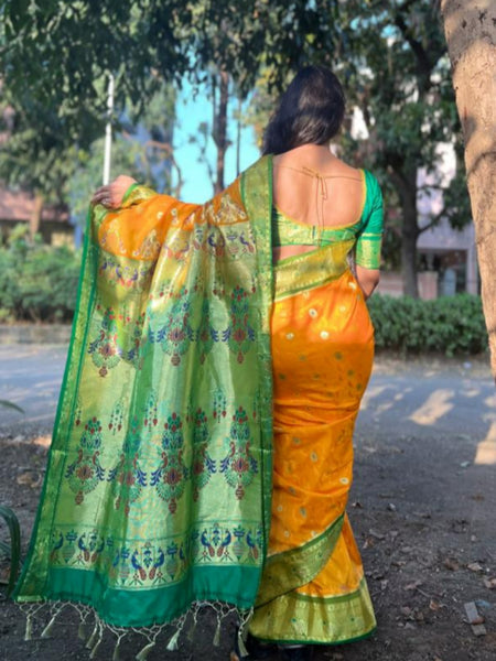 Sanjana Kale In Traditional Paithani Saree