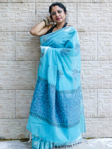 Ramya Pathak In Chanderi Cotton Zari Silk Saree With Matching Pallu. Available In 6 Colours.