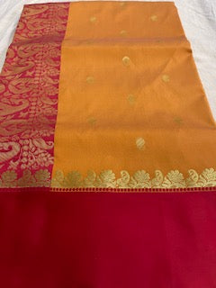 Ramya Pathak In Traditional Garad-Korial Bengali Silk Saree With Contrast Pallu. Available In 2 Colours.