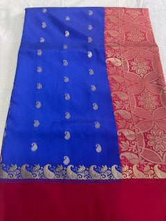 Ramya Pathak In Traditional Garad-Korial Bengali Silk Saree With Contrast Pallu. Available In 2 Colours.