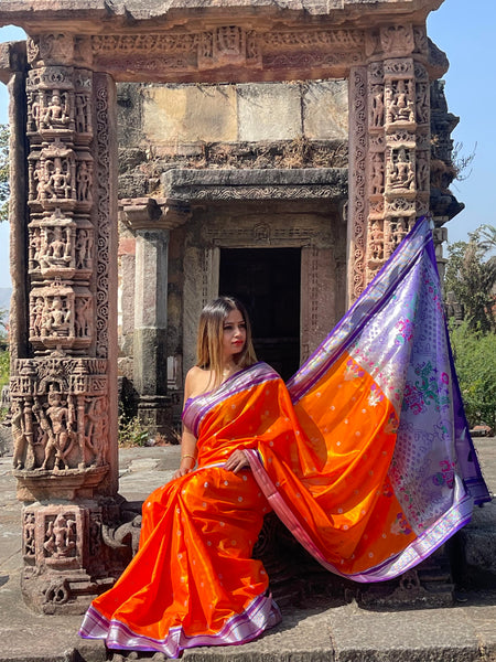 Megha Rathod In Paithani Silk Saree