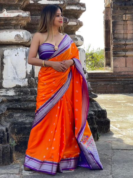 Megha Rathod In Paithani Silk Saree