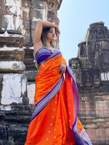 Megha Rathod In Paithani Silk Saree