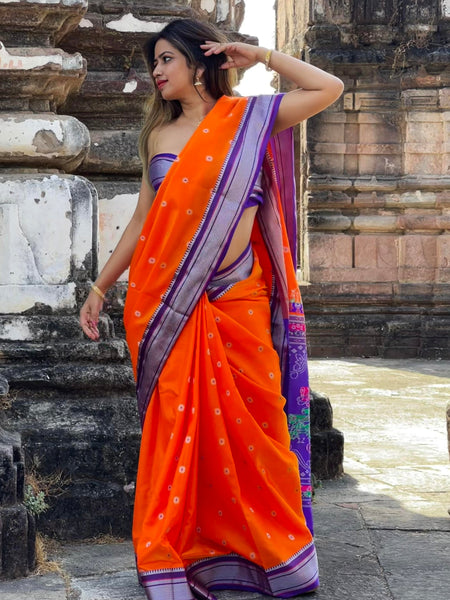 Megha Rathod In Paithani Silk Saree