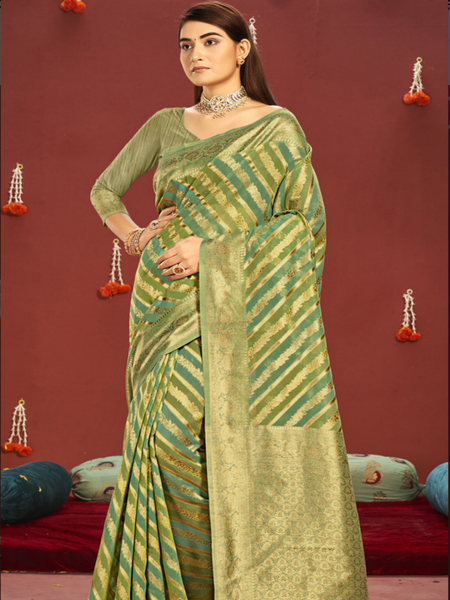 Naveena Kapoor In Banarsi Saree. Available in 6 Colours