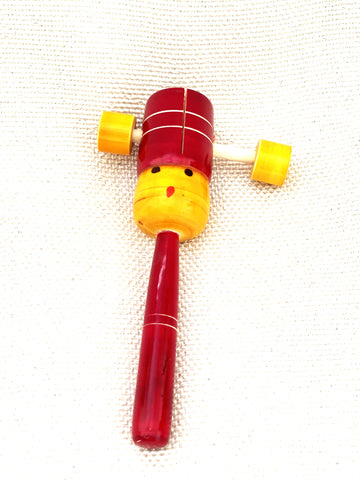 Wooden Tic Tac Rattle