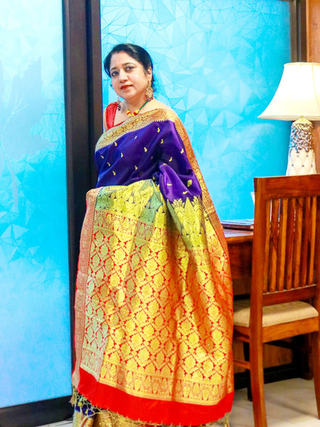 Ramya Pathak In Banarsi Silk Saree